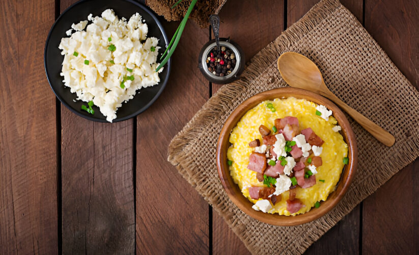 Goat Cheese Polenta with Vegetables