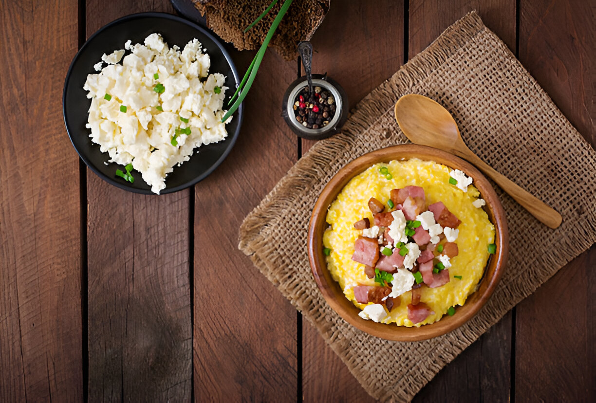 Goat Cheese Polenta with Vegetables