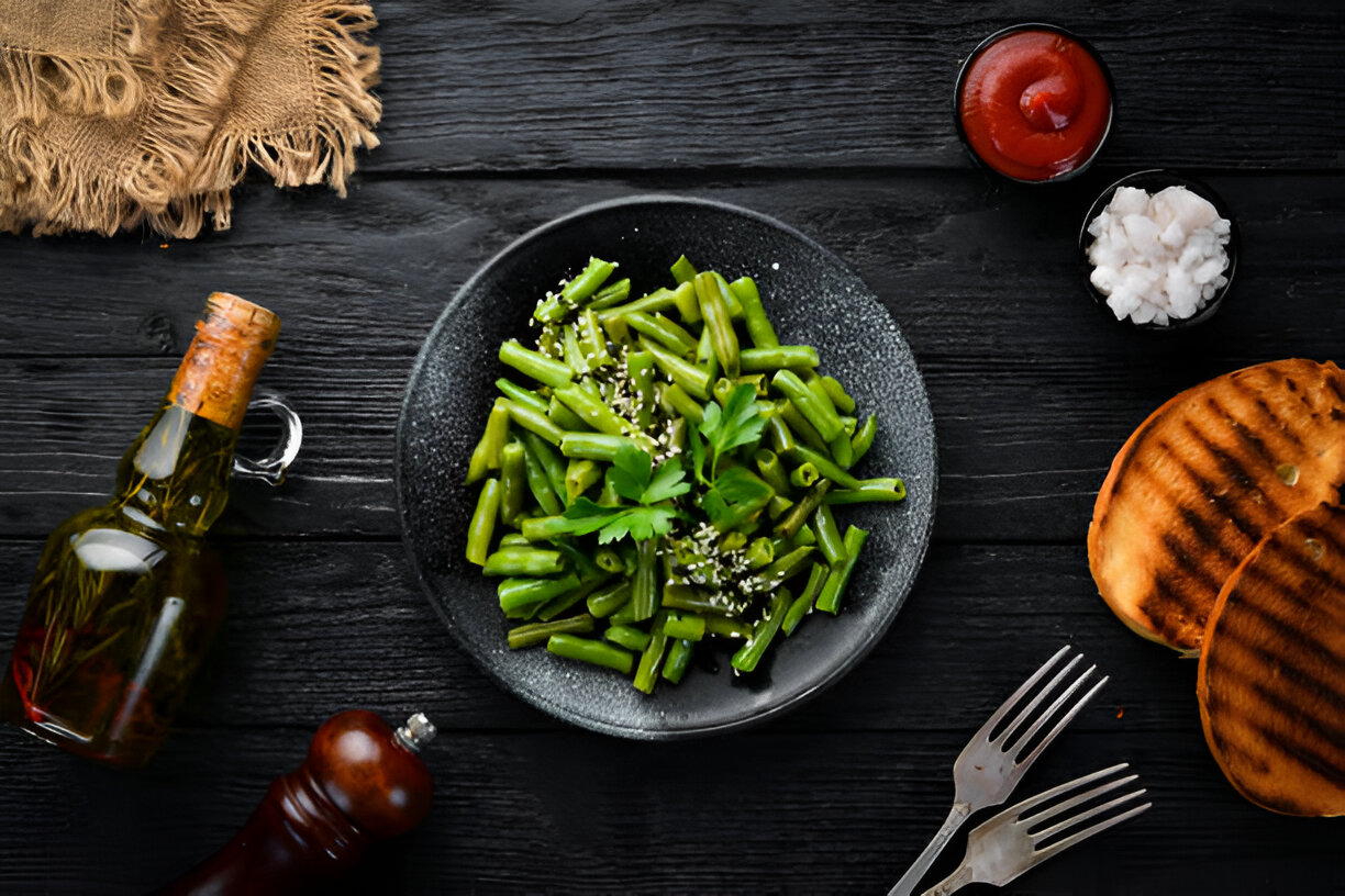 Green Bean Salad with Basil, Balsamic, and Parmesan